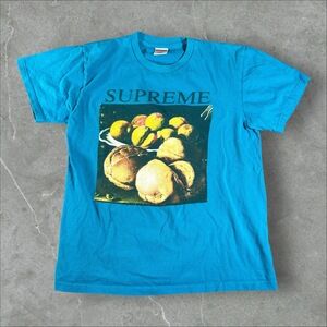 Supreme T-Shirt Mens S Blue Caravaggio Still Life Streetwear Graphic